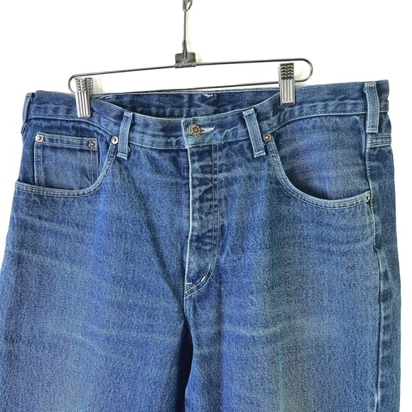 CHRISTOPHER J. CLASSIC BLUE JEANS BOOTCUT VINTAGE 100% COTTON MADE IN CANADA 38 - Picture 5 of 8